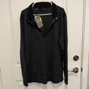 Under Armour Gray Button Down Crew Neck